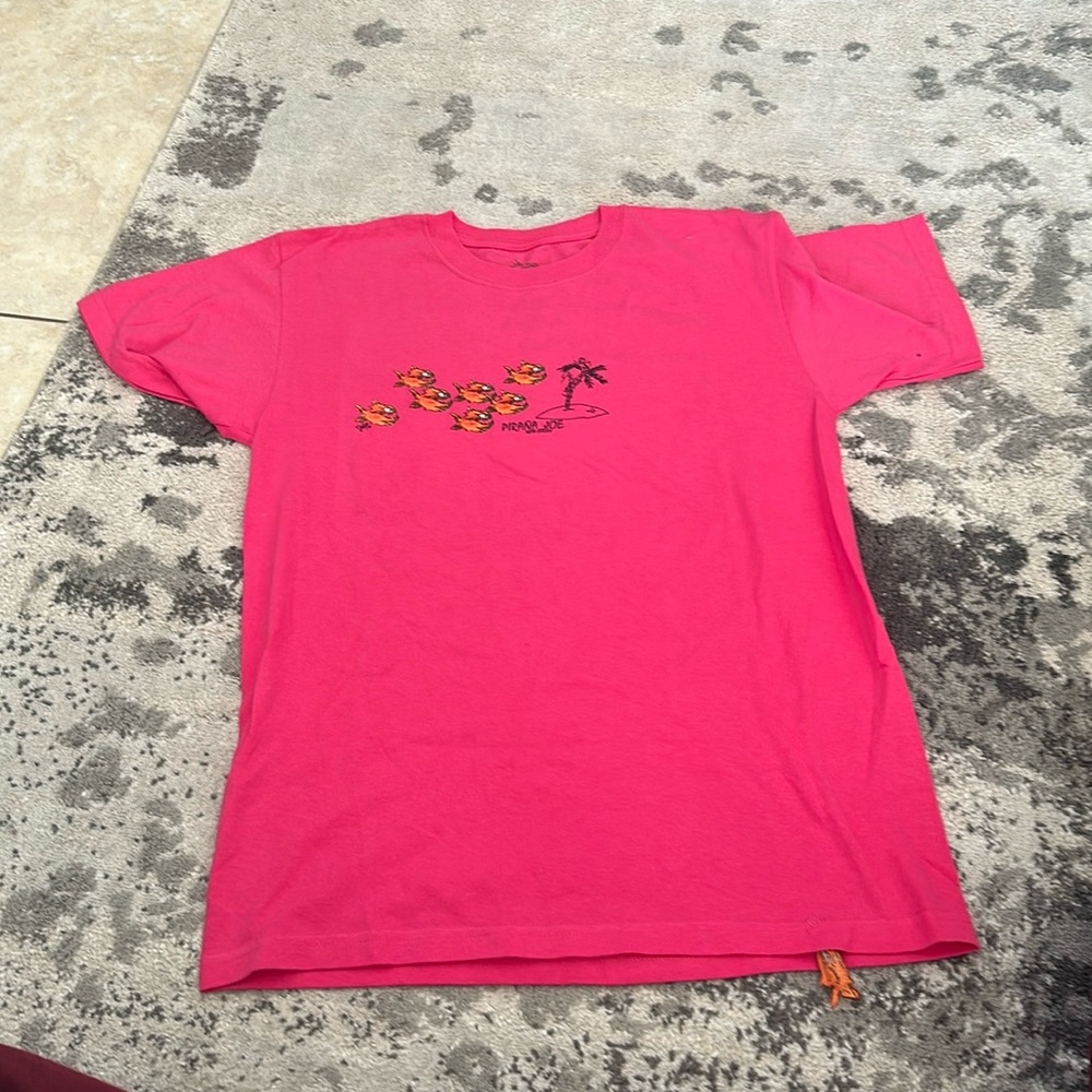 Pirana Joe New Jersey hot pink t-shirt